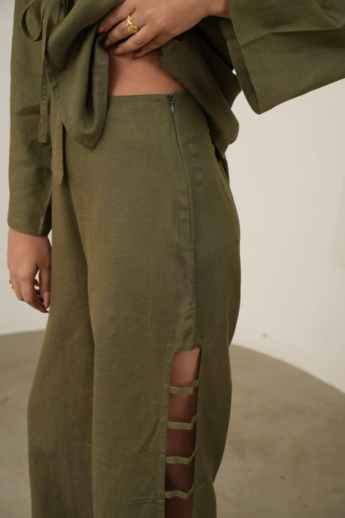 Linen Ladder Pants